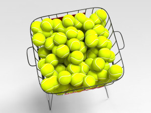 Tennisball Basket 3D-Modell