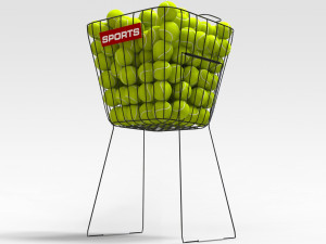Tennisball Basket 3D-Modell