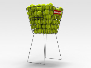 Tennisball Basket 3D-Modell