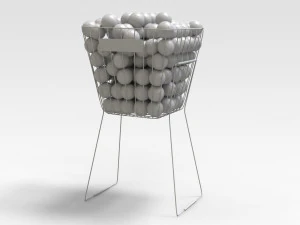 Tennisball Basket 3D Model