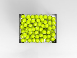 Tennisball Basket 3D Model