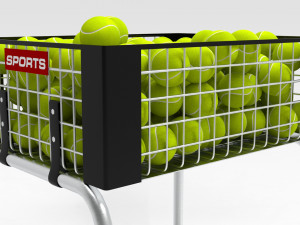 Tennisball Basket 3D Model