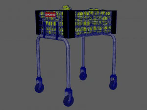 Tennisball Basket 3D Model