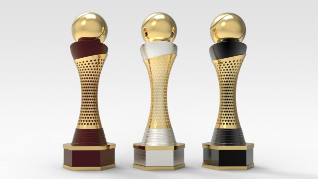 Tennis Trophy Modèle 3D .c4d .max .obj .3ds .fbx .stl .blend 