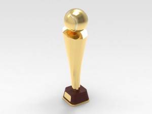 Tennis Trophy 3D Model