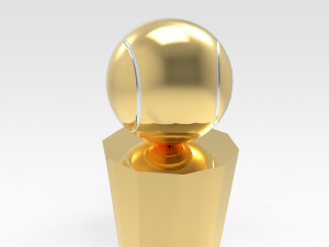 Tennis Trophy 3D Model