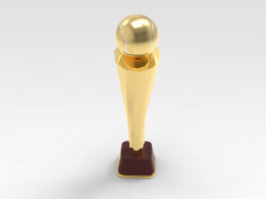 Tennis Trophy 3D Model