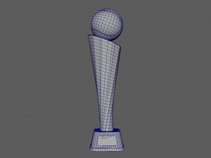 Tennis Trophy 3D Model