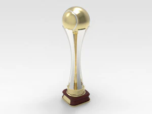 Trof&eacute;u de t&ecirc;nis Modelo 3D
