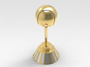 Tennis Trophy 3D Model