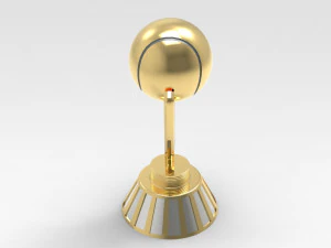 Trof&eacute;u de t&ecirc;nis Modelo 3D