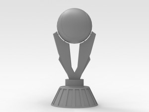 Tennis Trophy 3D Model