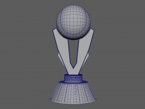 Tennis Trophy 3D Model
