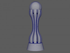 Tennis Trophy 3D Model