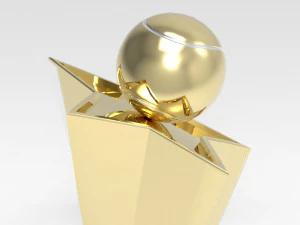 Tennistroph&auml;e 3D Modell