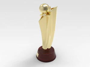 Tennistroph&auml;e 3D Modell