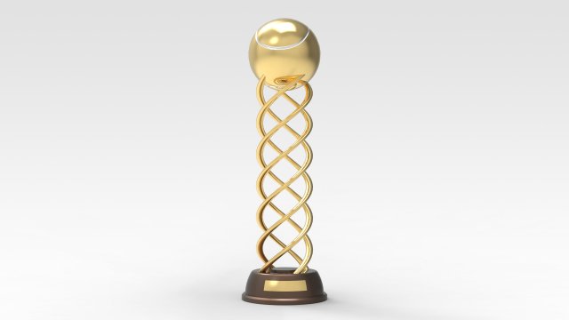Tennis Trophy Modelo 3D .c4d .max .obj .3ds .fbx .stl .blend 