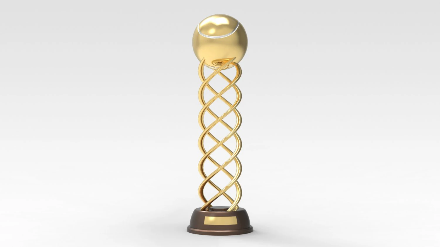 Tennis Trophy 3D Model .c4d .max .obj .3ds .fbx .stl .blend