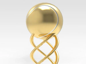 Tennis Trophy 3D Model