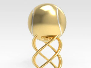 Tennis Trophy 3D Model