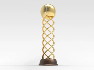 Tennis Trophy 3D Model