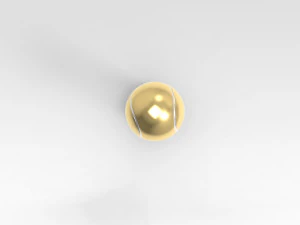 Tennis Trophy 3D Model