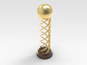 Tennis Trophy 3D Model
