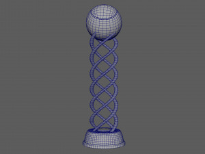 Tennis Trophy Modelo 3D