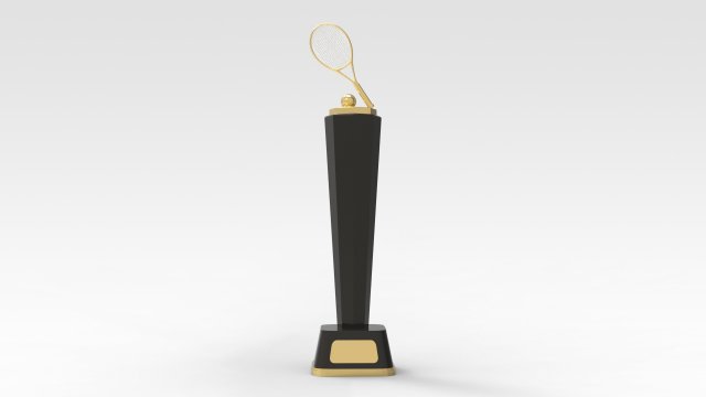 Tennis Trophy Modelo 3D .c4d .max .obj .3ds .fbx .stl .blend 