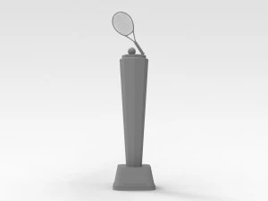 Piala Tenis Model 3D