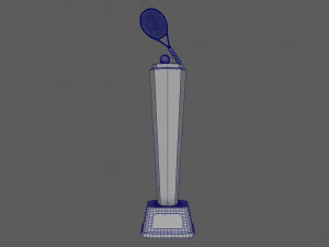 Piala Tenis Model 3D