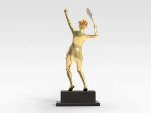 Tennis Trophy 3D Model