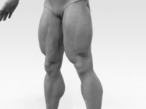 Bodybuilder 3Dプリントモデル