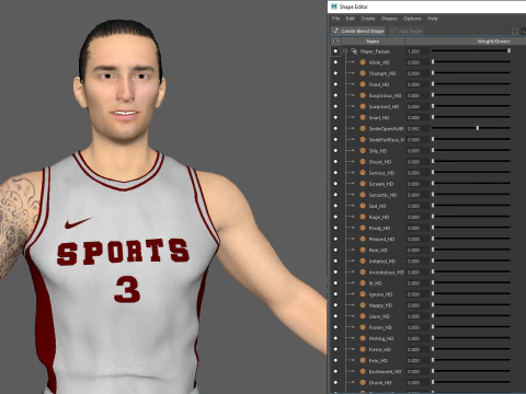 Basketball Player White Player 04 3D Model