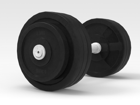 Dumbell 3Dモデル