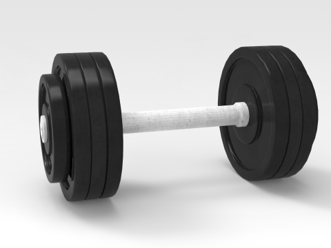 Dumbell 3Dモデル