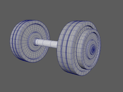 Dumbell 3Dモデル