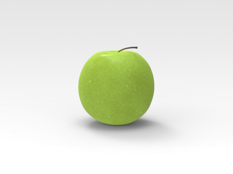 Green Apple 3D-Modell