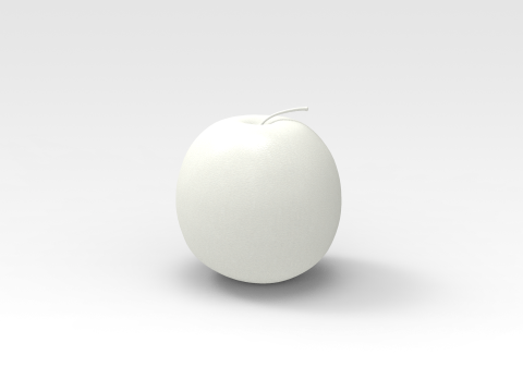 Green Apple Model 3D