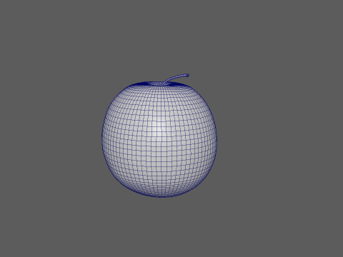 Green Apple Model 3D