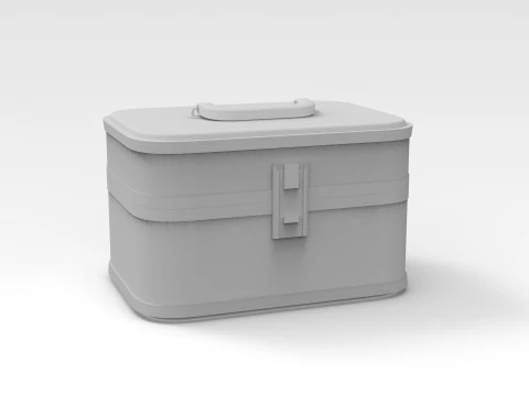 Gep&auml;ckbox 3D Modell