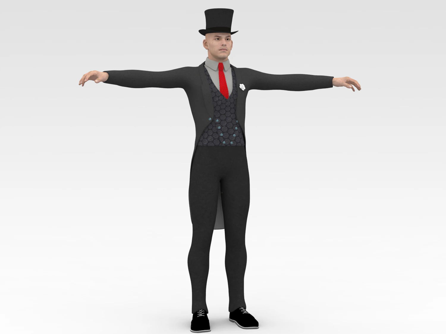 Magician 3D Model .c4d .max .obj .3ds .fbx .stl .blend 