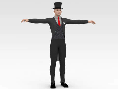 जादूगर 3D मॉडल