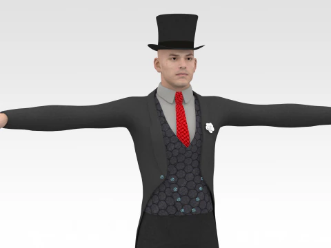 Magician 3D Model