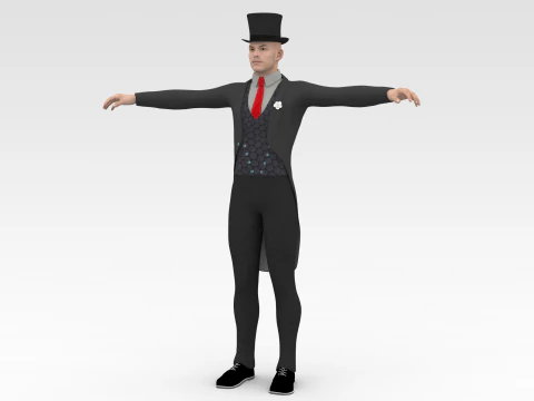 Magician 3D Model