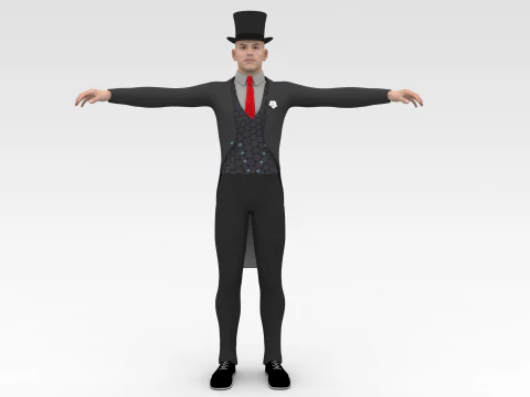 Magician 3D Model
