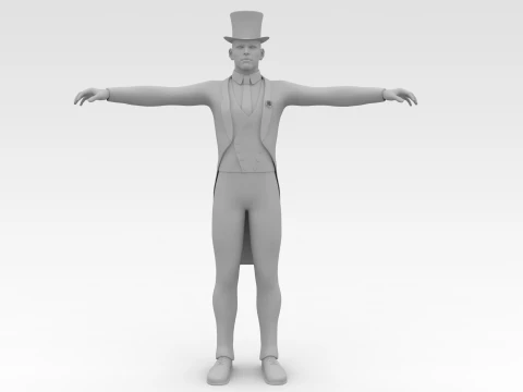 Magician 3D Model