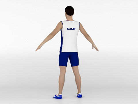 Athlete Runner 3D 모델