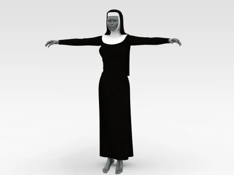 Rahibe Pe&ccedil;e 3D Model