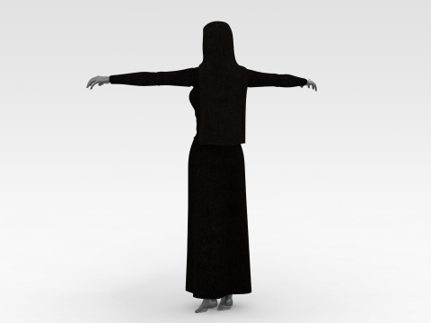 Nun Veil 3D Модель